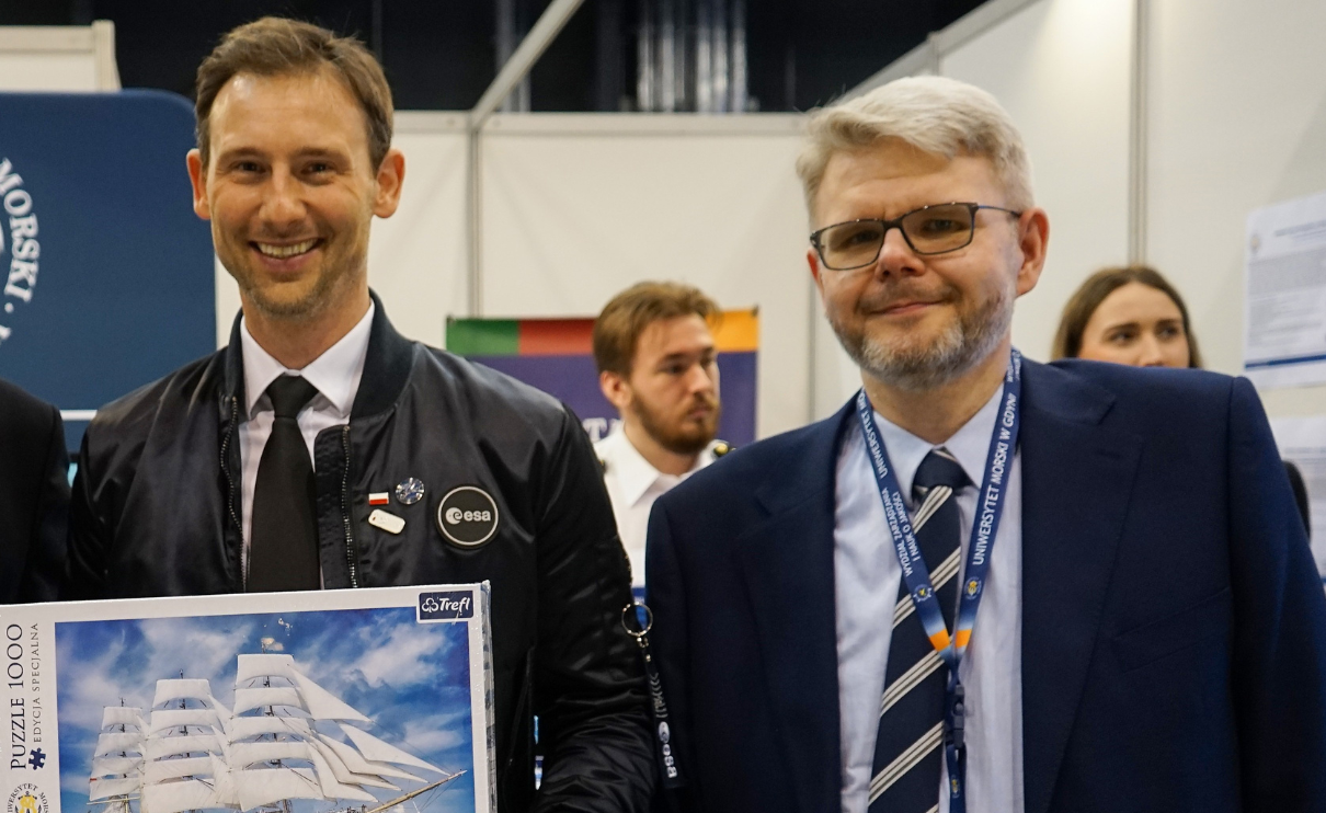 dr inż. Sławosz Uznański-Wiśniewski i dr hab. Sambor Guze, prof. UMG