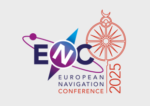Plansza z tytułem European Navigation Conference 2025