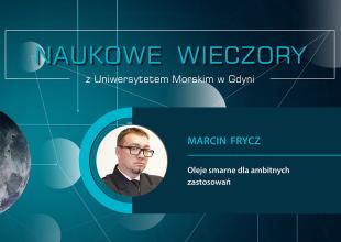 Plansza z tytułem Naukowe wieczory z UMG