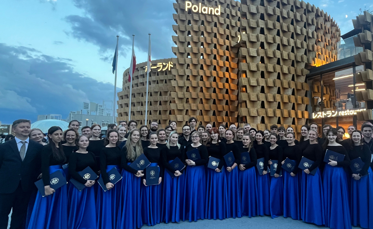 Akademicki Chór Uniwersytetu Morskiego w Gdyni uczestniczył gościnnie w Wystawie Światowej Expo 2025, Osaka, Kansai