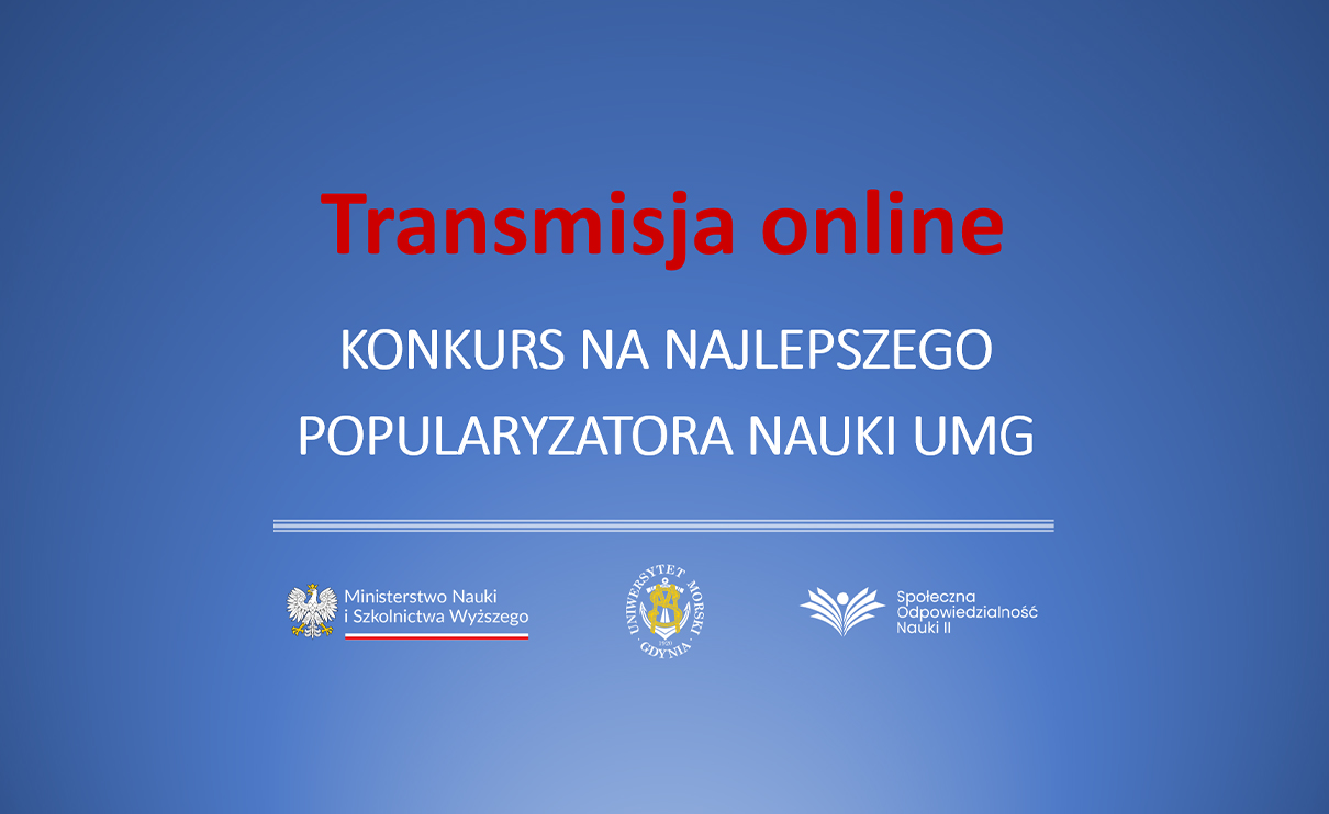 Plansza z tytułem Konkurs na najlepszego popularyzatora nauki UMG