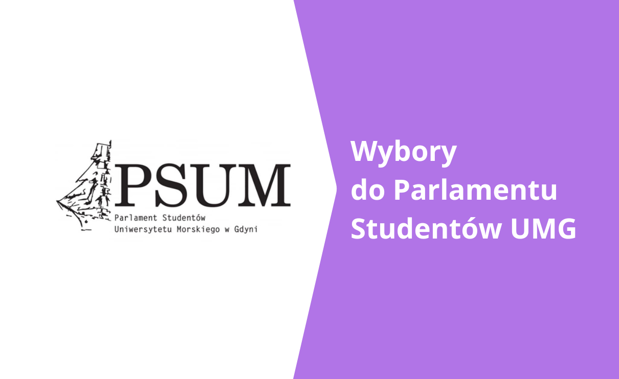 Plansza informująca o wyborach do PSUM