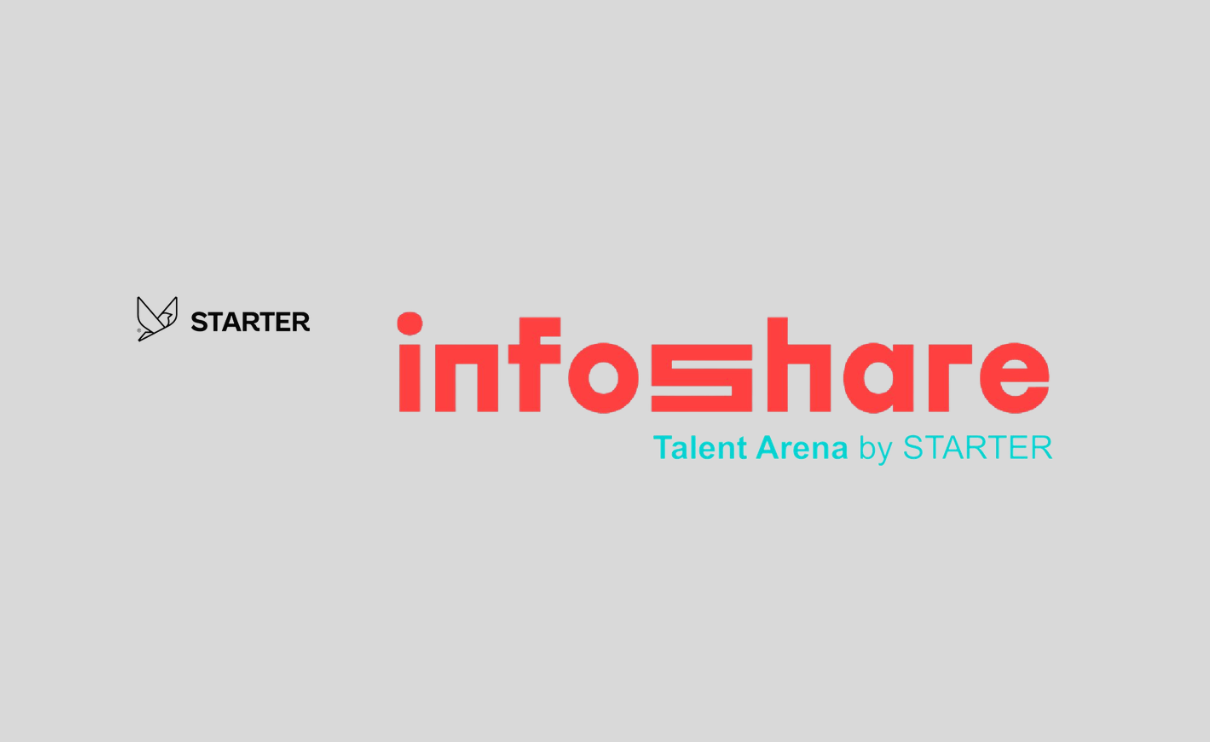 Plansza promująca Infoshare Talent Arena by STARTER