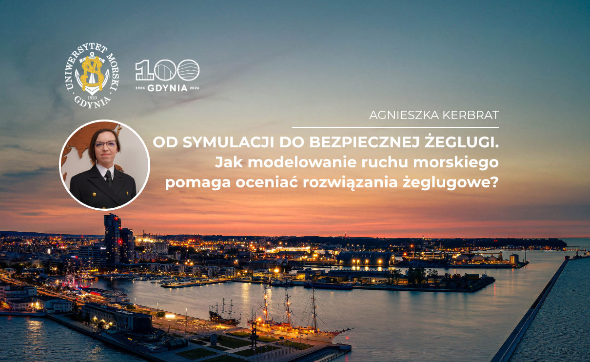 Plansza promująca wykład na 100-lecie Gdyni