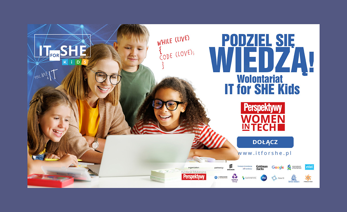 7. edycja wolontariatu &bdquo;IT FOR SHE Kids&rdquo;