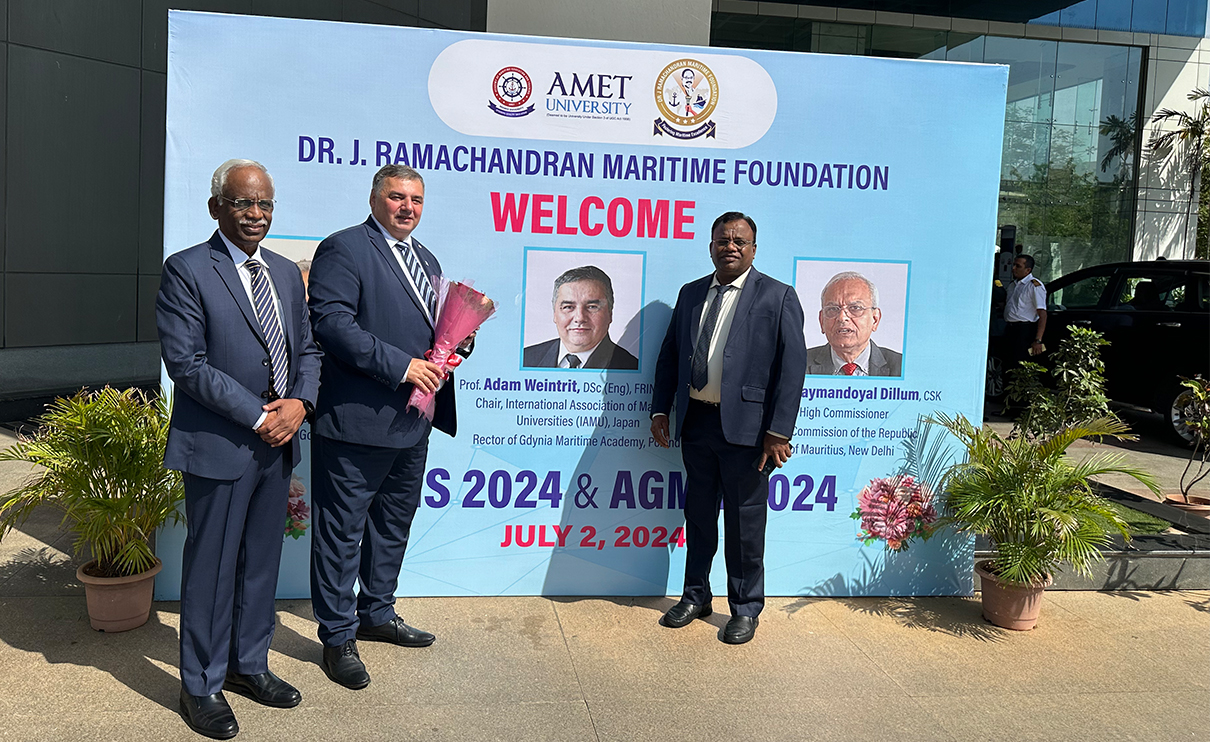 JM Rektor gościem honorowym międzynarodowego Szczytu „AMET Global Maritime Summit”