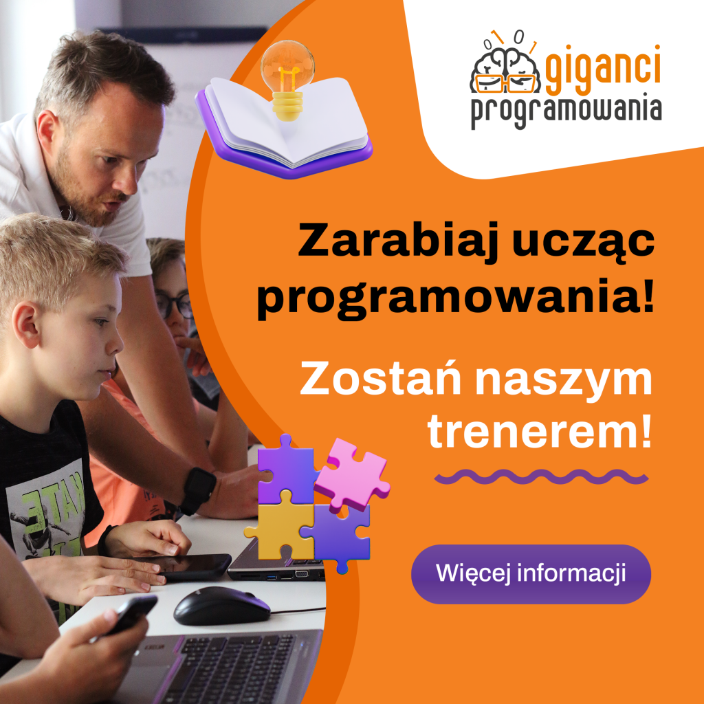 Trener Programowania dla dzieci i młodzieży