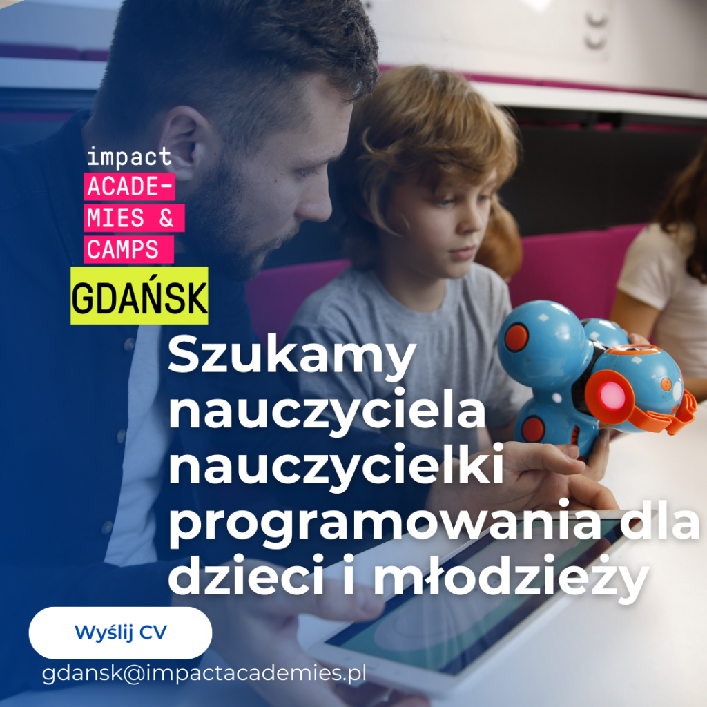 Nauczyciel / Nauczycielka programowania dla dzieci i młodzieży