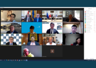 Posiedzenie w trybie on-line International Executive Board IAMU, 18-19.04.2022
