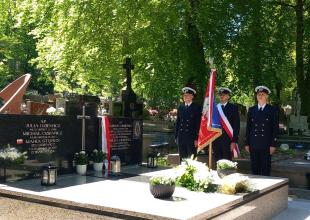 Krzyż Narodowych Sił Zbrojnych odsłonięto na grobie kapitana Kazimierza Jurkiewicza