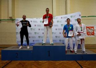 Michał Parczewski zwycięzca Akademickich Mistrzostw Polski Karate WKF 