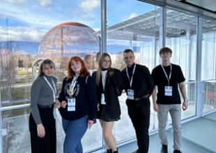 Nagrodzeni studenci w CERN w Szwajcarii