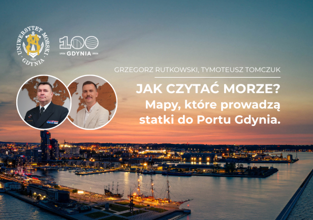 Plansza promująca wykład na 100-lecie Gdyni