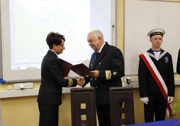 Podpisanie porozumienia z Zespołem Szk&oacute;ł Morskich, fot. Katarzyna Okońska