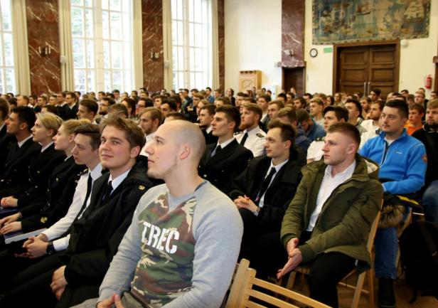 Debata z Rektorem Akademii Morskiej w Gdyni, fot. Magdalena Zajk