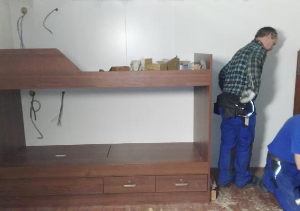 Montaż koji  (fot. Marcin Kotowicz)