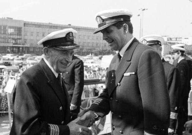 Dwaj komendanci: Kazimierz Jurkiewicz i Tadeusz Olechnowicz (fot. Marek Czasnojć)