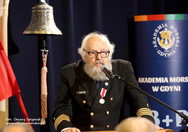 Przewodniczący Konwentu Morskiego kpt.ż.w. Zbigniew Sulatycki