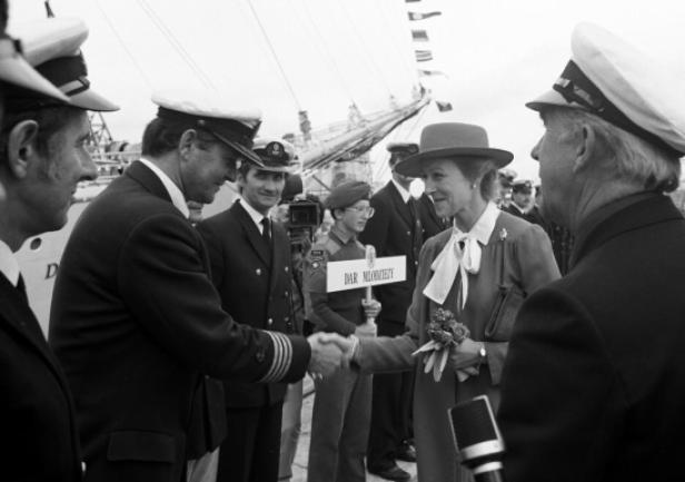 Tadeusz Olechnowicz i brytyjska księżniczka Aleksandra (fot. Marek Czasnojć)