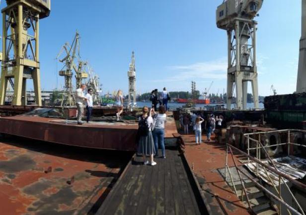 W Szczecinie na pochylni Odra