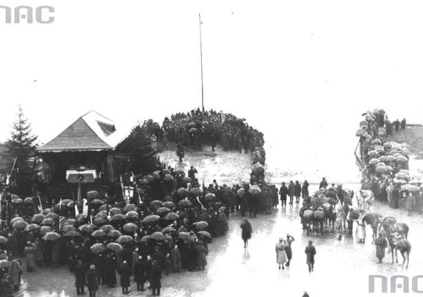 Puck - 10. II. 1920 r. - Zaślubiny Polski z morzem (fot. Narodowe Archiwum Cyfrowe)